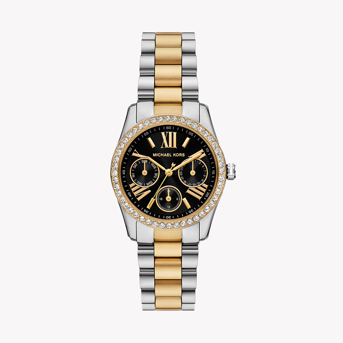 MICHAEL KORS Women's Silver & Gold Stainless Steel Watch | MK4925