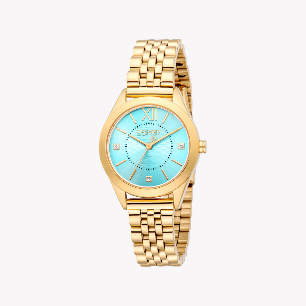 Esprit Women's Gold Stainless Steel Watch | Es1l434m1035