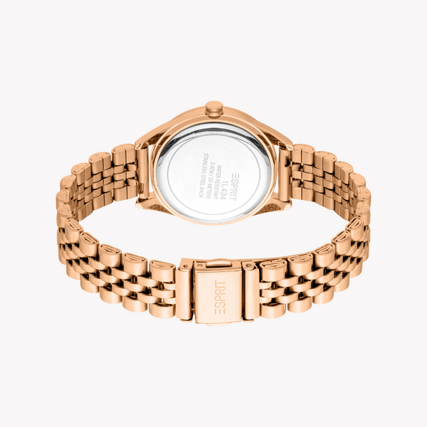 Esprit Women's Rose Gold Watch, Olive Dial | Es1l434m1045 by i-watch