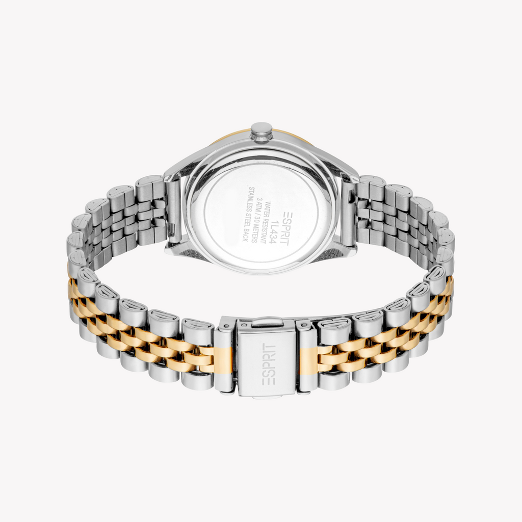 Esprit Women's Silver & Gold Watch | Es1l434m1055
