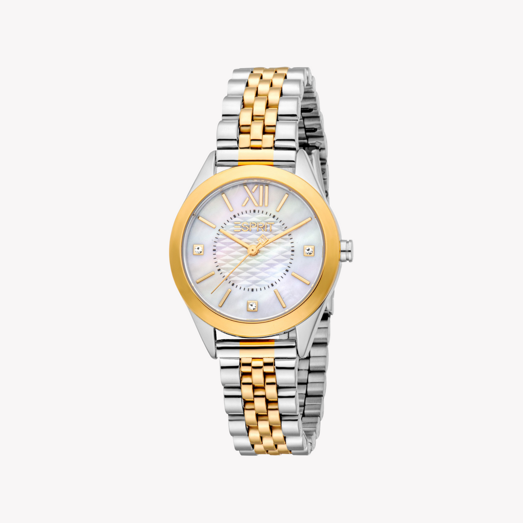 Esprit Women's Silver & Gold Watch | Es1l434m1055