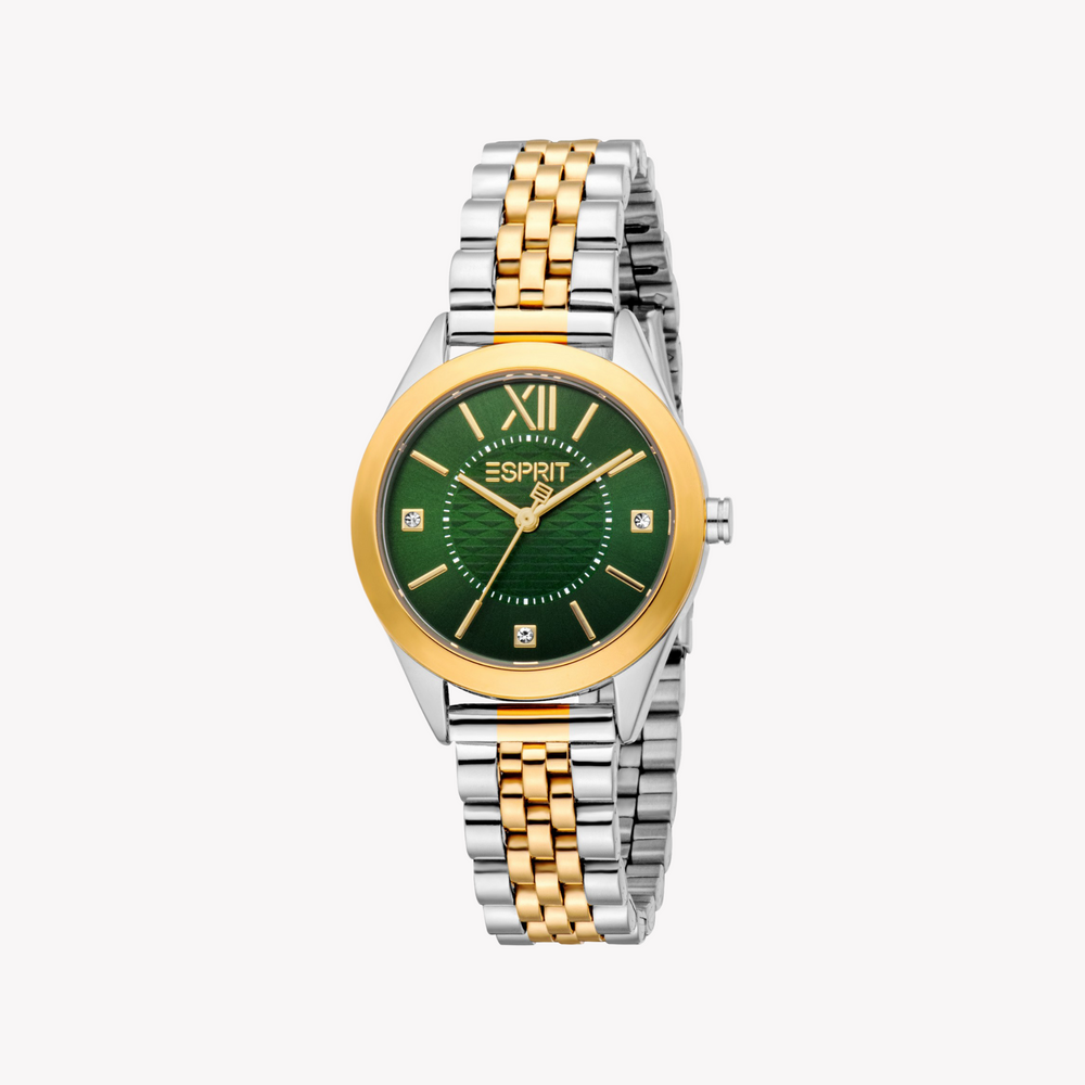 Esprit Women's Silver/Gold Watch | Es1l434m1065 by i-watch