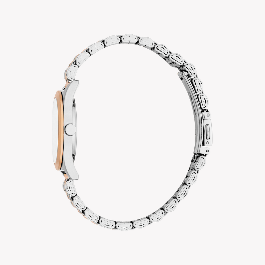 Esprit Women's Silver & Rose Gold Watch | Es1l434m1075