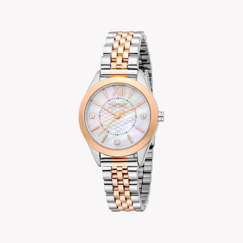 Esprit Women's Silver & Rose Gold Watch | Es1l434m1075 by i-watch