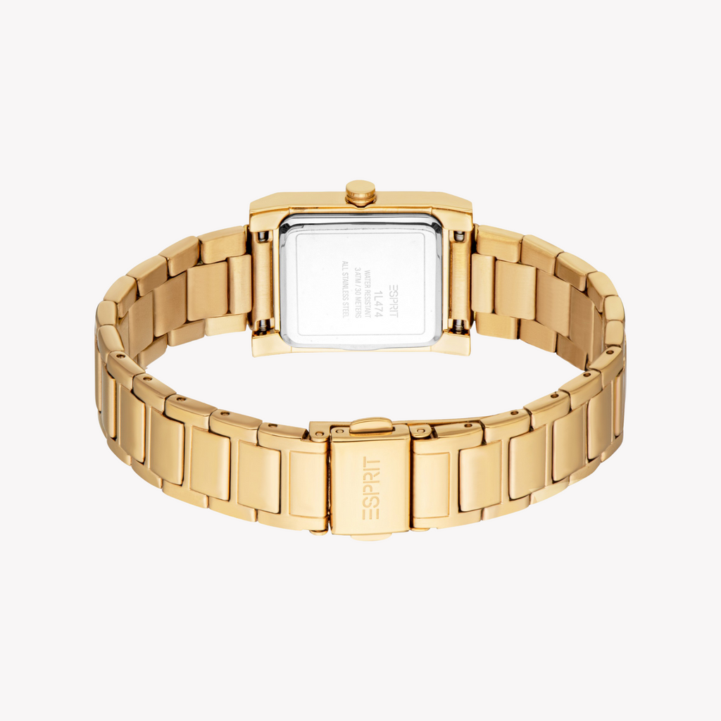 Esprit Women's Gold Stainless Steel Watch | Es1l474m0035