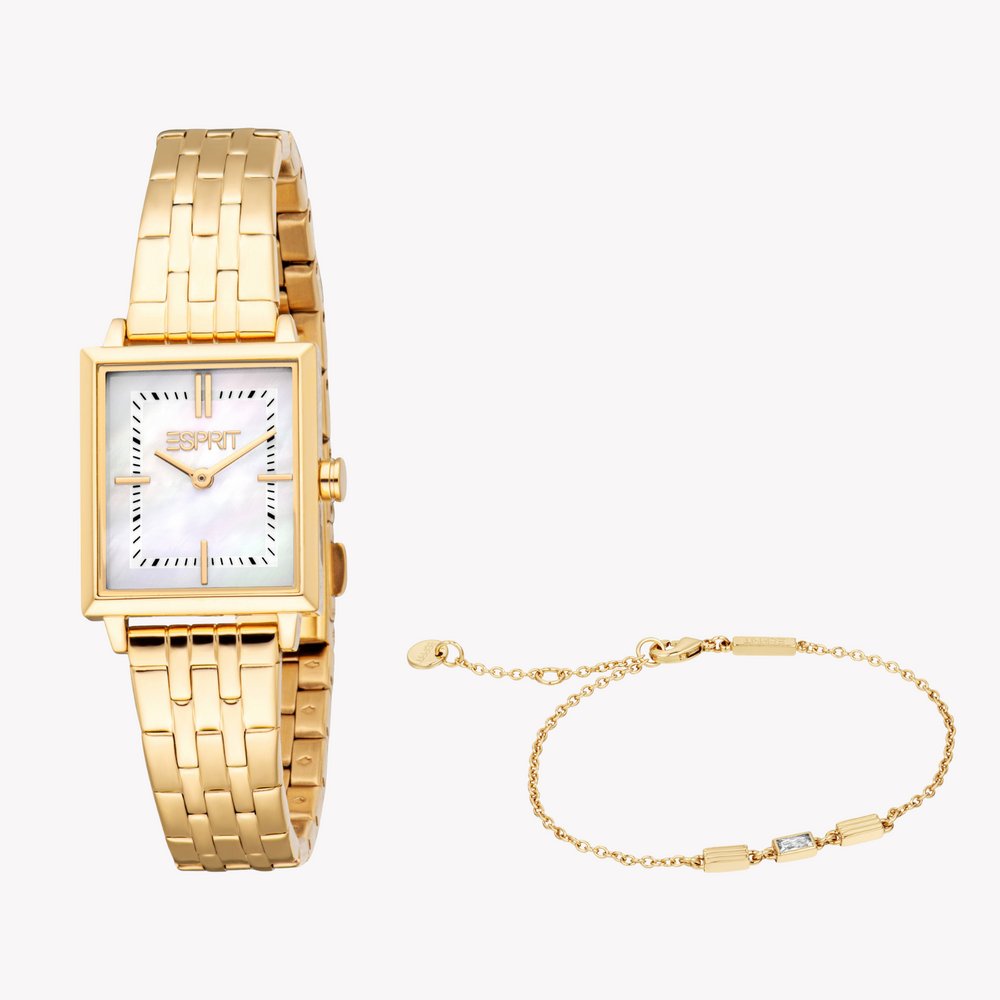Esprit Women's Gold Stainless Steel Watch | Es1l499m0025 by i-watch