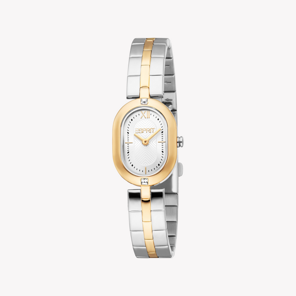 Esprit Women's Silver & Gold Quartz Watch | Es1l500m0045 by i-watch