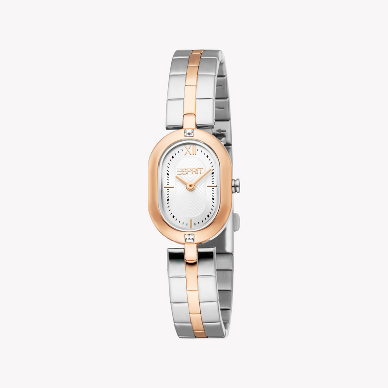 Esprit Women's Silver/Rose Gold Watch | Es1l500m0055 by i-watch