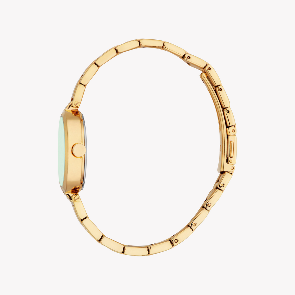 Esprit Women's Gold/Dark Green Watch | Es1l502m0035