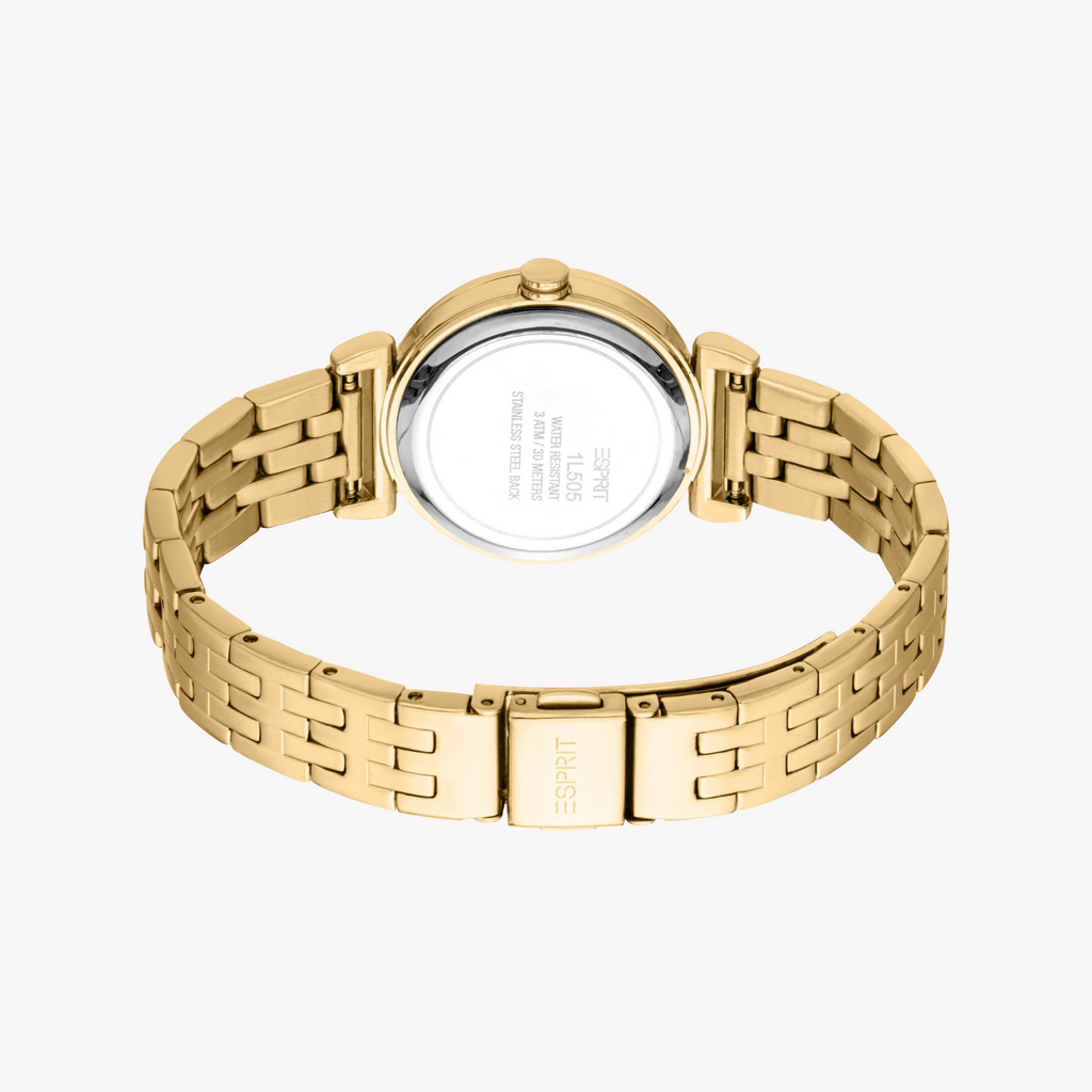 Esprit Women's Gold Stainless Steel Watch | Es1l505m0055