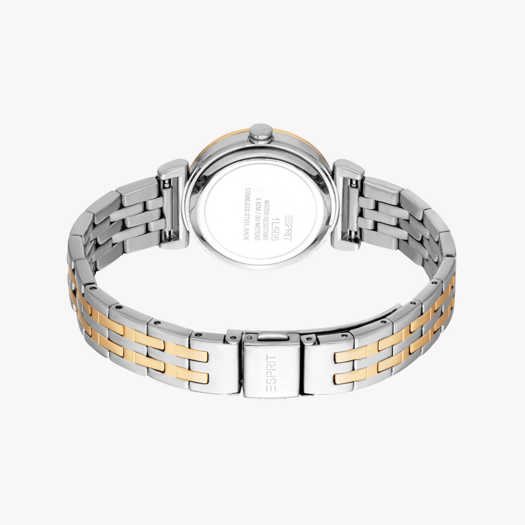 Esprit Women's Silver & Gold Watch | Es1l505m0075
