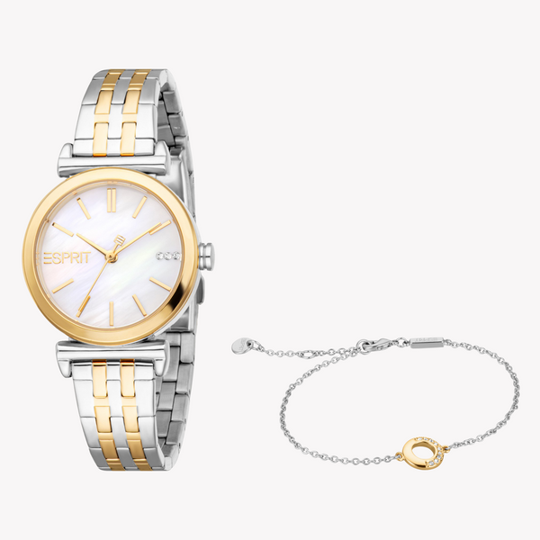 Esprit Women's Silver & Gold Watch | Es1l505m0075 by i-watch