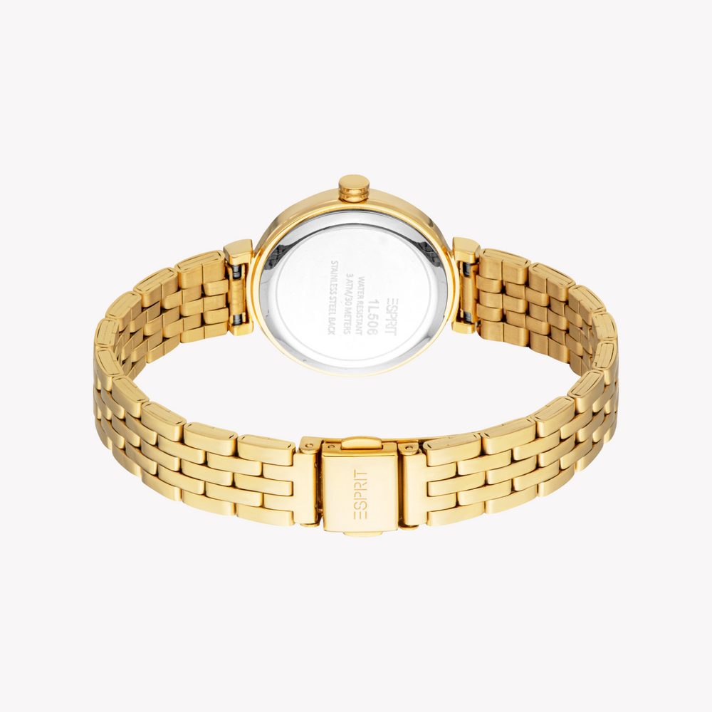 Esprit Women's Gold Stainless Steel Watch | Es1l506m0045 by i-watch