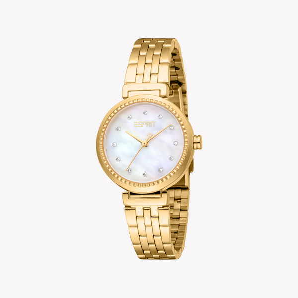Esprit Women's Gold Stainless Steel Watch | Es1l506m0055 by i-watch