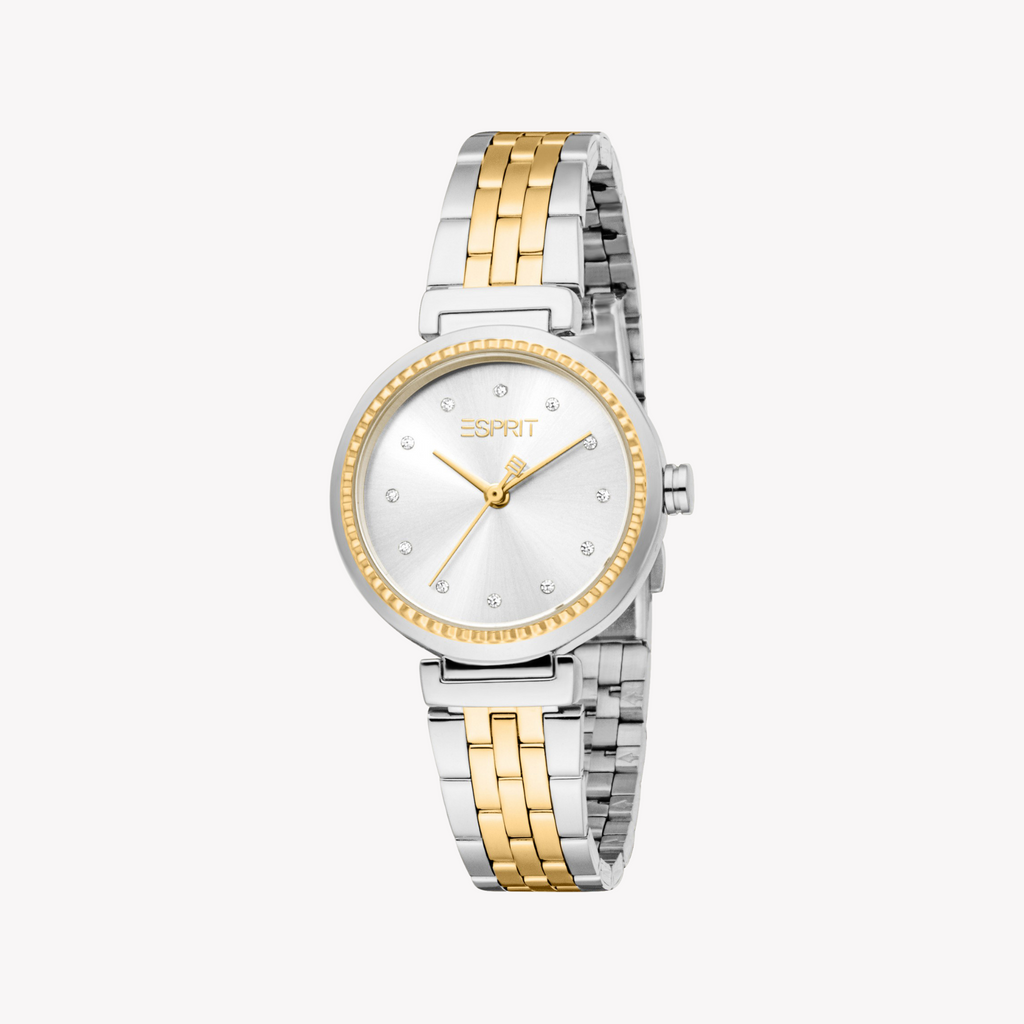 Esprit Women's Silver & Gold Watch | Es1l506m0075