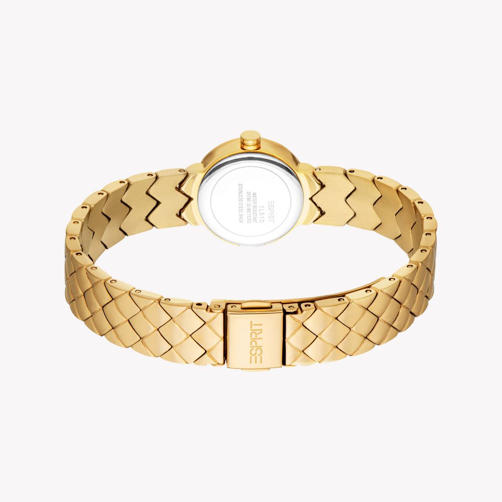 Esprit Women's Gold Stainless Steel Watch | Es1l510m0035 by i-watch