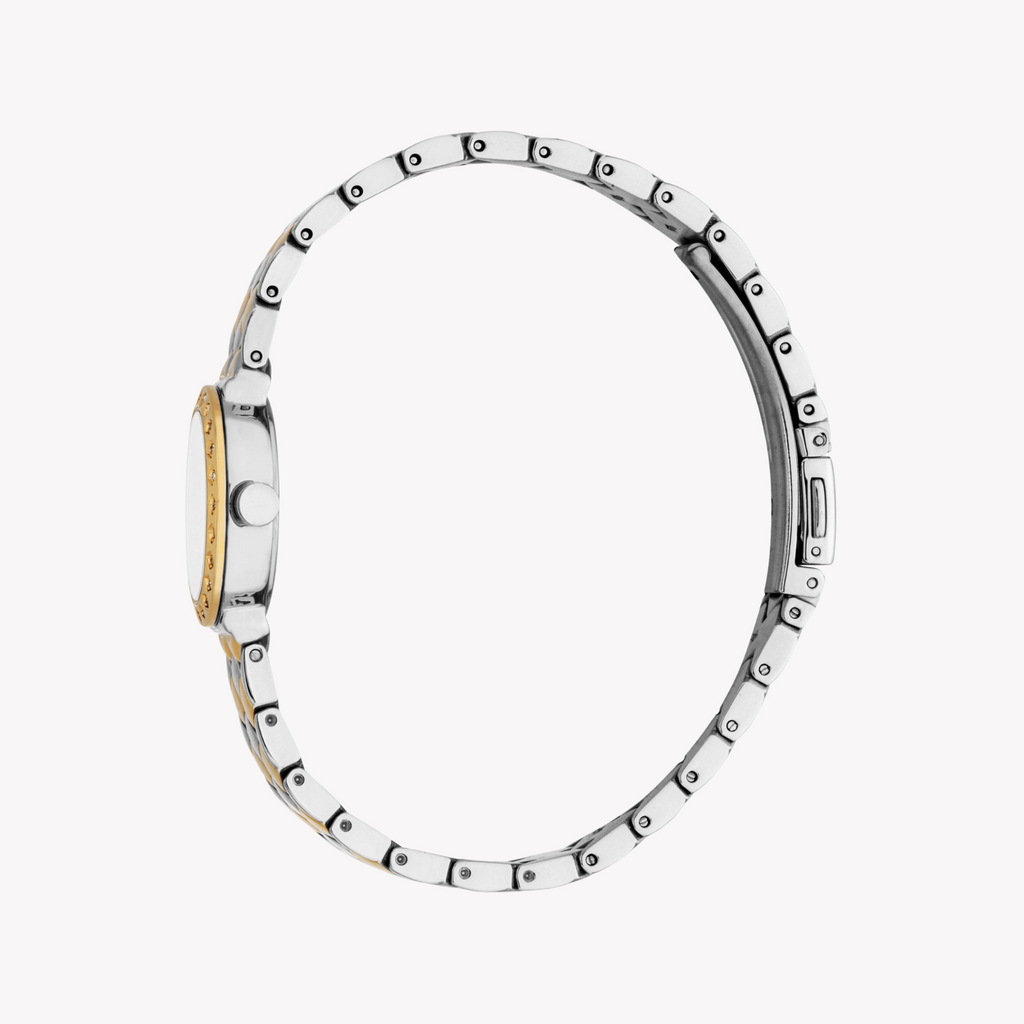 Esprit Women's Silver/Gold Stainless Watch | Es1l510m0055