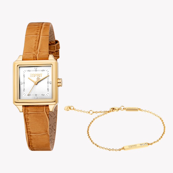 Esprit Women's Gold/Brown Watch | Es1l511l0025 by i-watch
