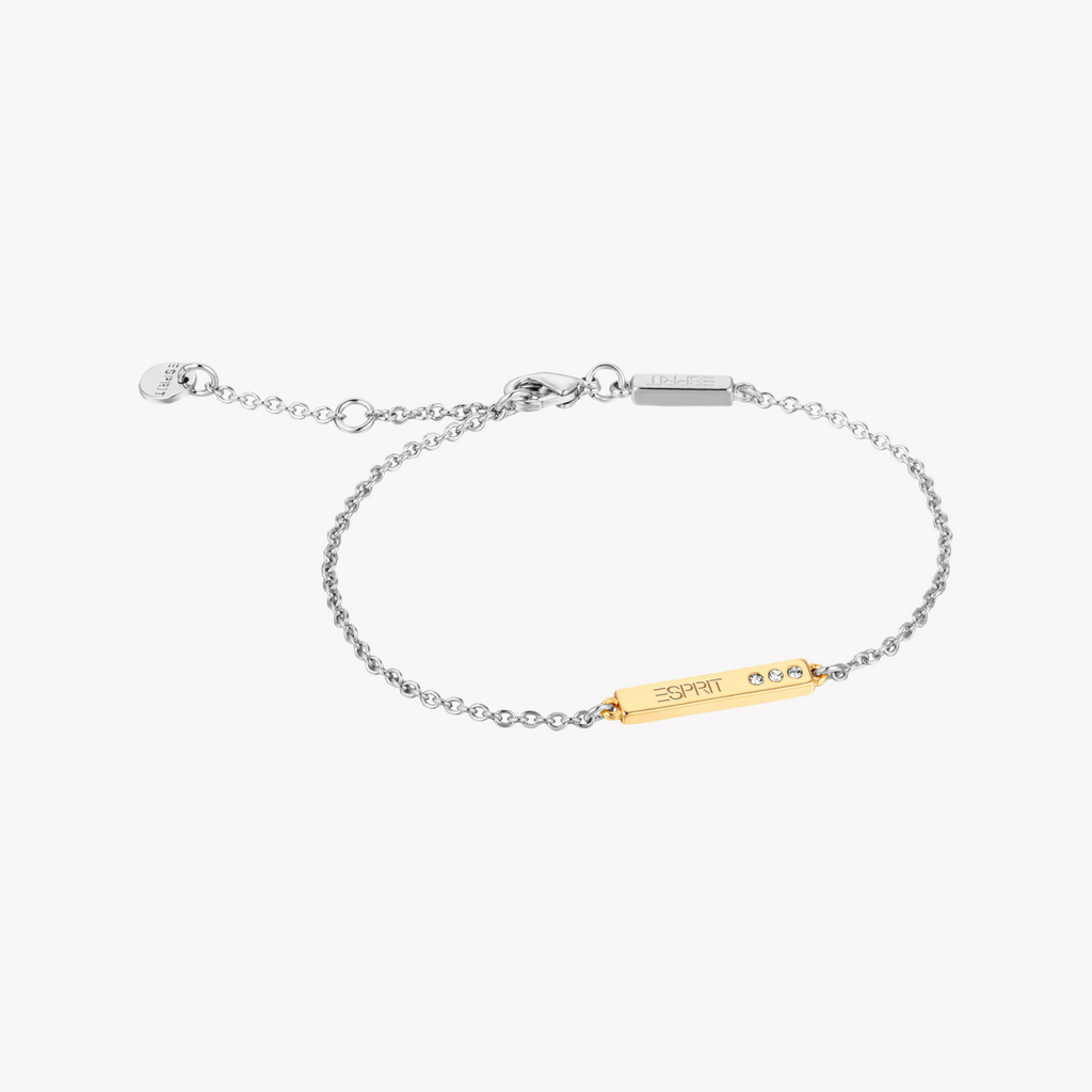 Esprit Women's Silver & Gold Stainless Steel Watch | Es1l511m0065