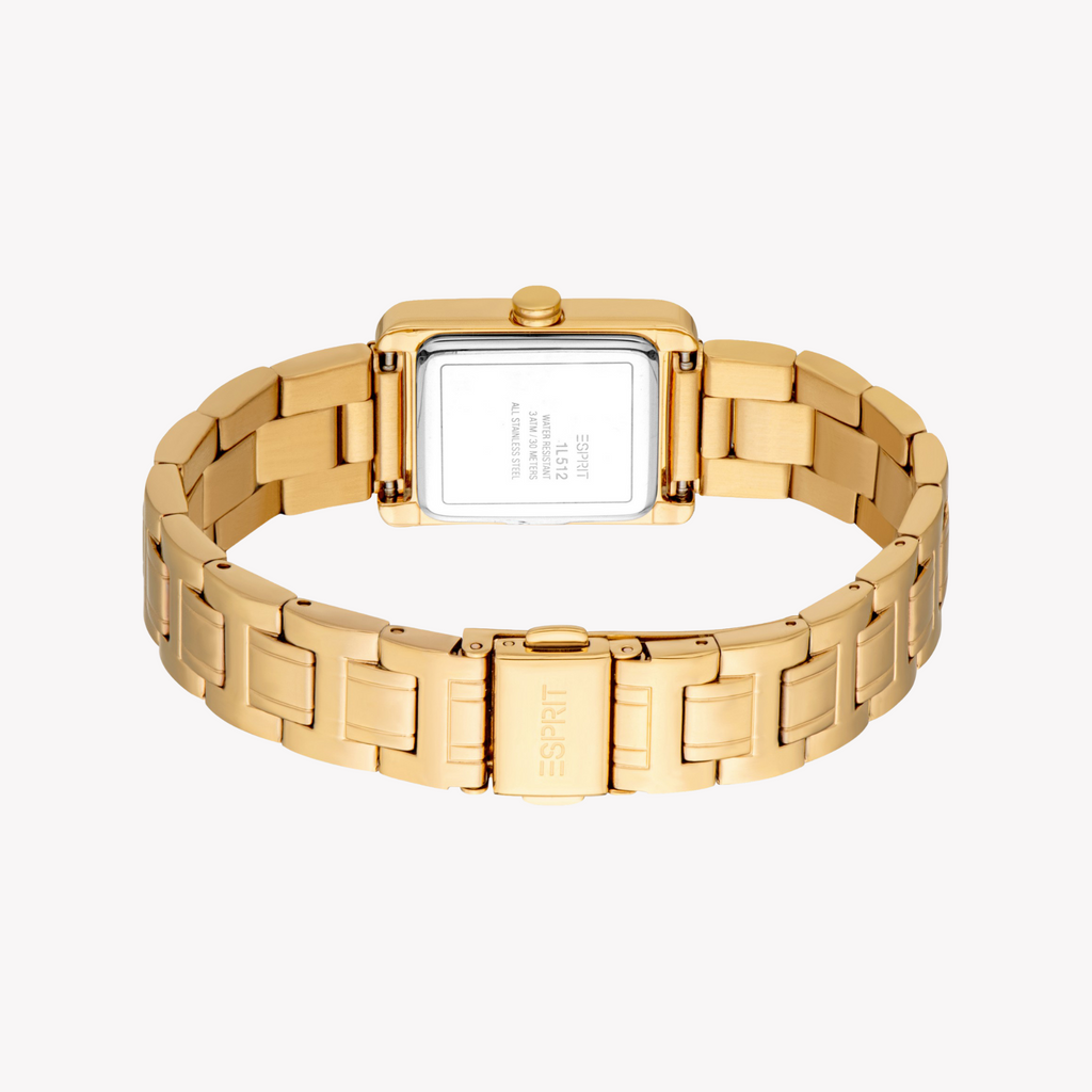 Esprit Women's Gold Stainless Steel Watch | Es1l512m0045