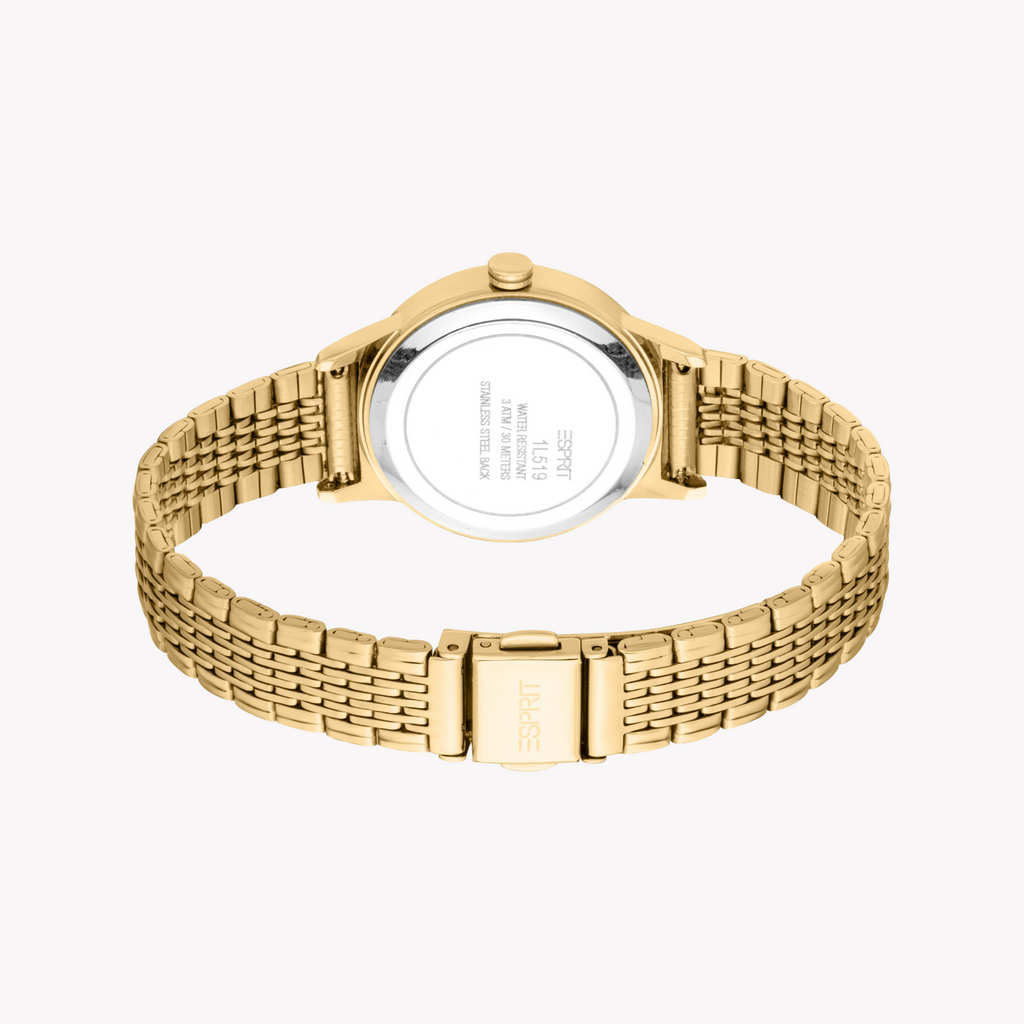 Esprit Women's Gold Stainless Steel Watch | Es1l519m0025