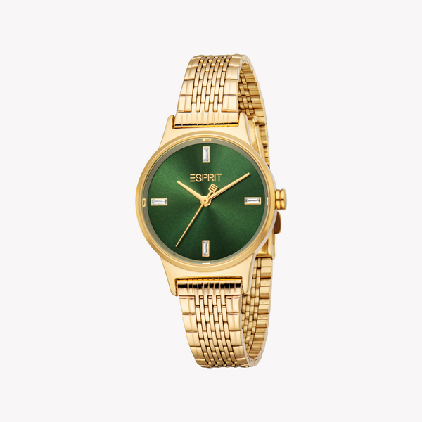 Esprit Women's Gold Stainless Steel Watch | Es1l519m0025 by i-watch
