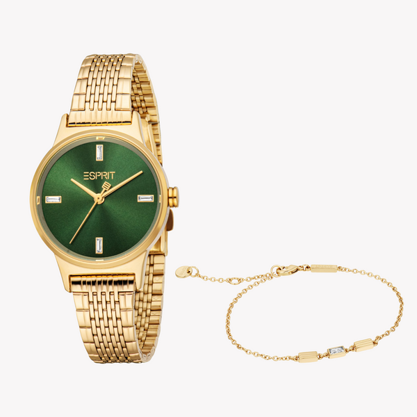 Esprit Women's Gold Stainless Steel Watch | Es1l519m0025 by i-watch