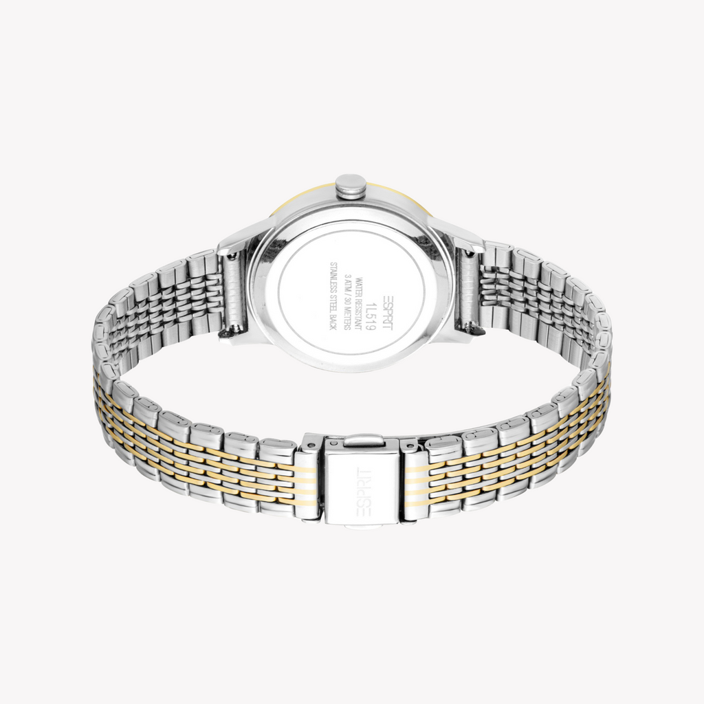 Esprit Women's Silver & Gold Watch | Es1l519m0045