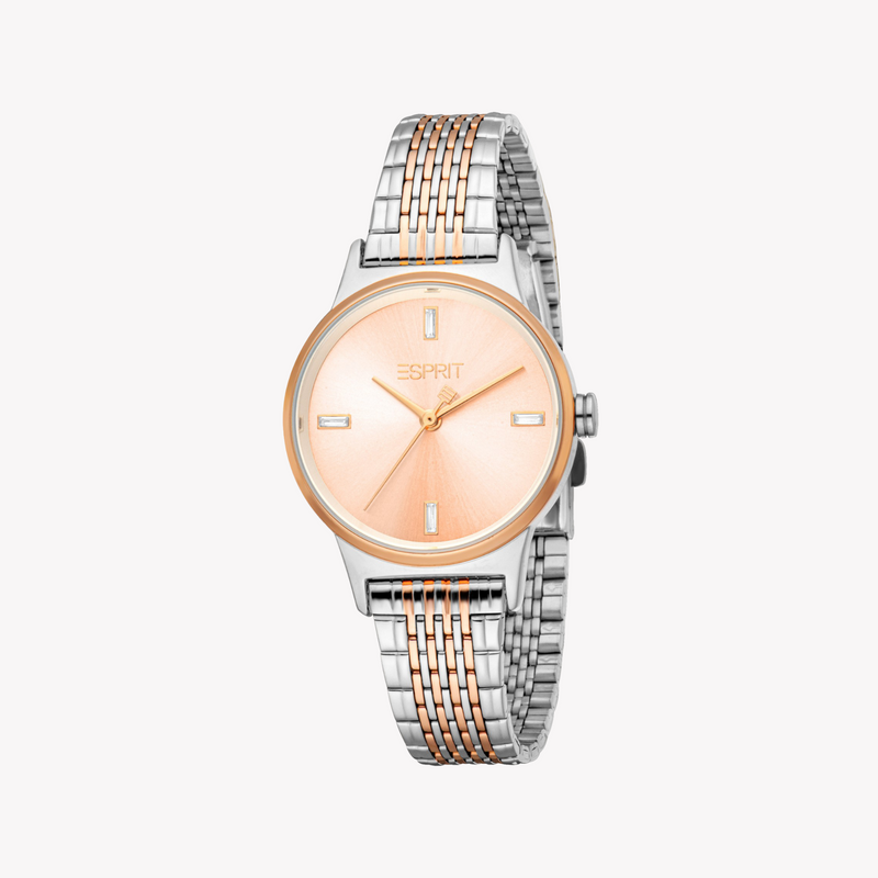 Esprit Women's Silver/Rose Gold Watch | Es1l519m0055 by i-watch