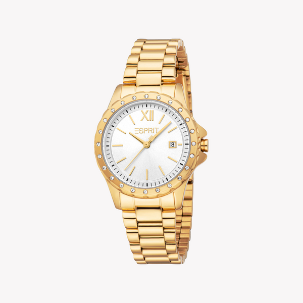 Esprit Women's Gold Stainless Steel Watch | Es1l522m0045 by i-watch