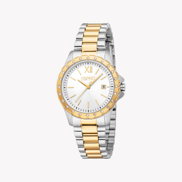 Esprit Women's Silver/Gold, Silver/Gold | Es1l522m0075 by i-watch