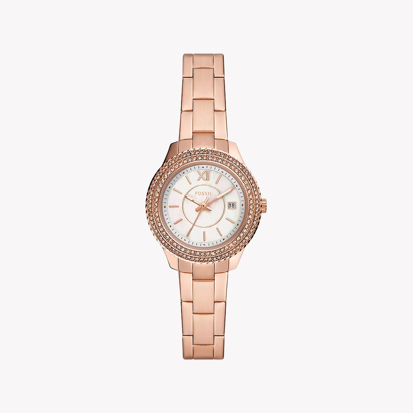 Fossil Women's Rose Gold Watch, Stainless Steel | Es5136 by i-watch