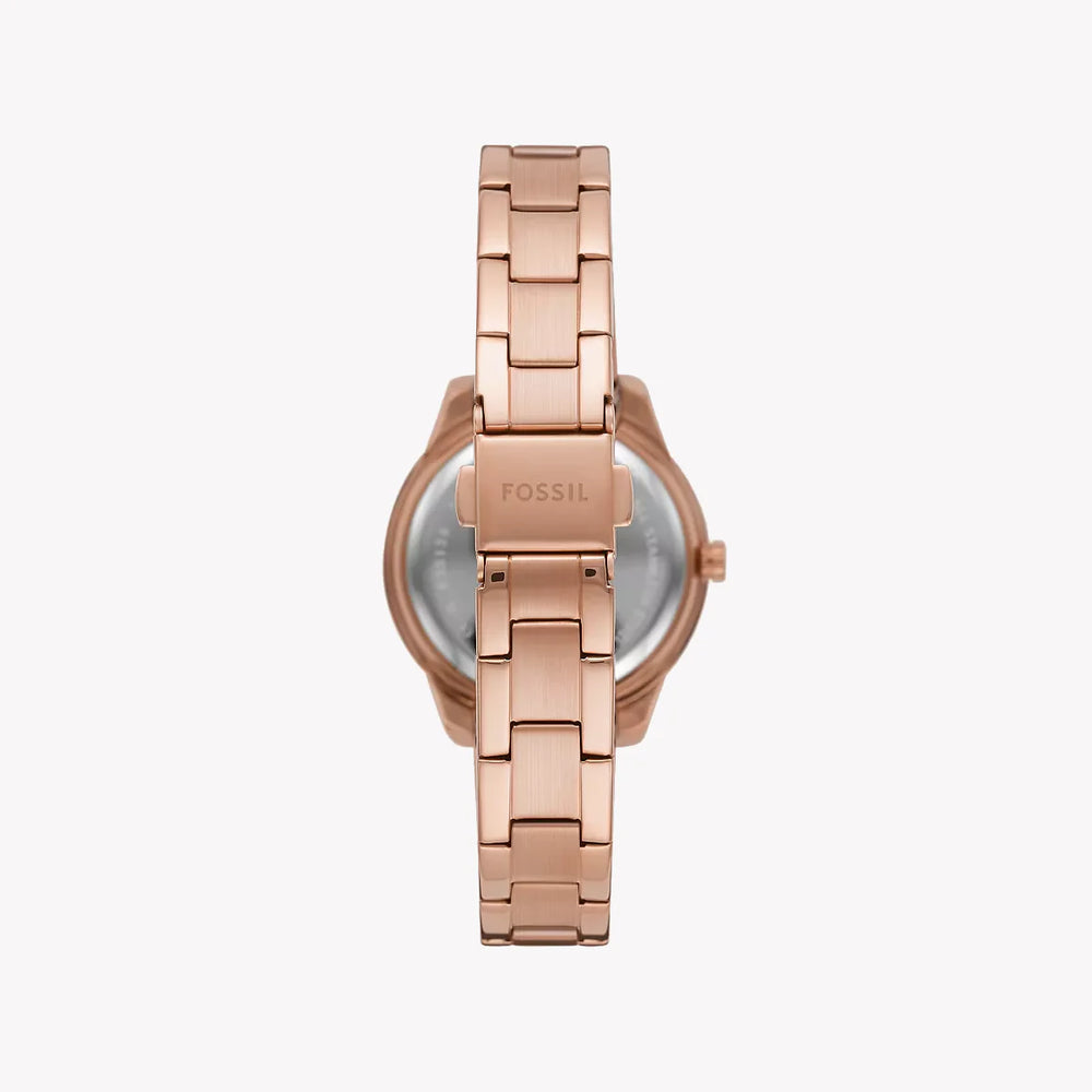 Fossil Women's Rose Gold Watch, Stainless Steel | Es5136 by i-watch