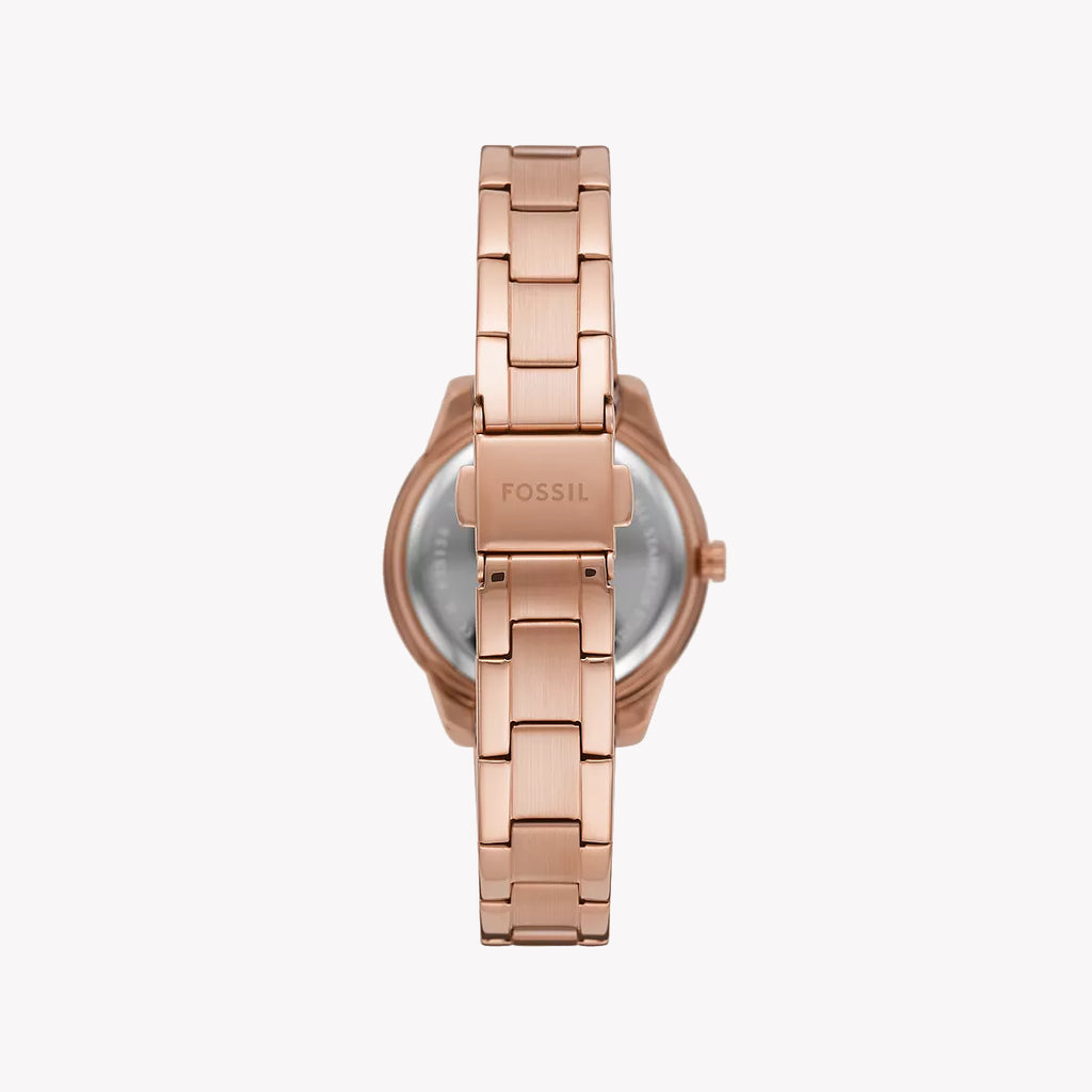 Fossil Women's Rose Gold Watch, Stainless Steel | Es5136