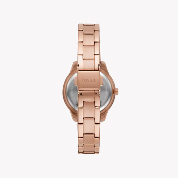 Fossil Women's Rose Gold Watch, Stainless Steel | Es5136 by i-watch