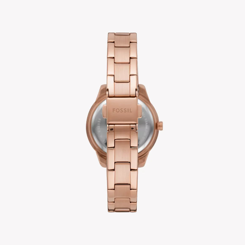Fossil Women's Rose Gold Watch, Stainless Steel | Es5136 by i-watch