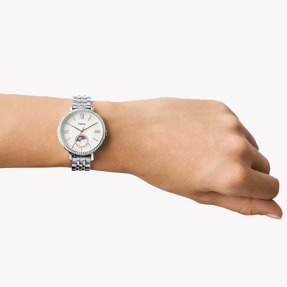 Fossil Women's Stainless Steel, Silver | Es5164 Watch