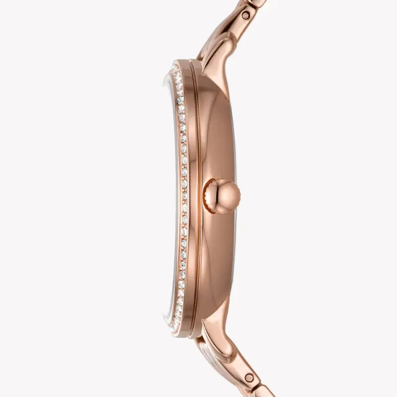 Fossil Women's Rose Gold Watch, White Dial | Es5165 by i-watch