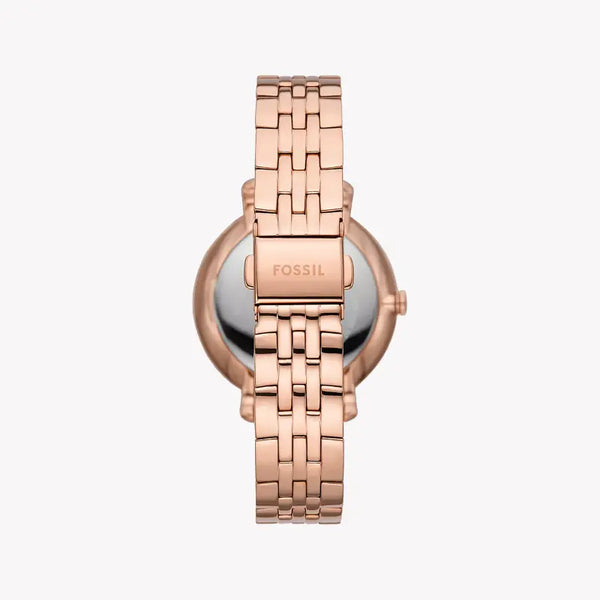 Fossil Women's Rose Gold Watch, White Dial | Es5165 by i-watch