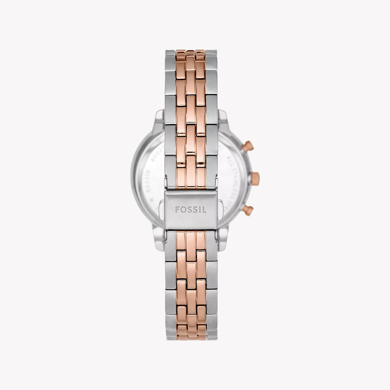 Fossil Neutra Chronograph Men's Silver/Gold Watch, White Dial | Es5279 by i-watch