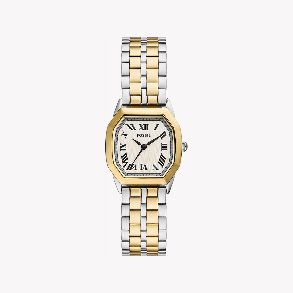 FOSSIL ES5362 Gold & Silver Chic Women’s Watch - Stylish & Durable-i-Watch