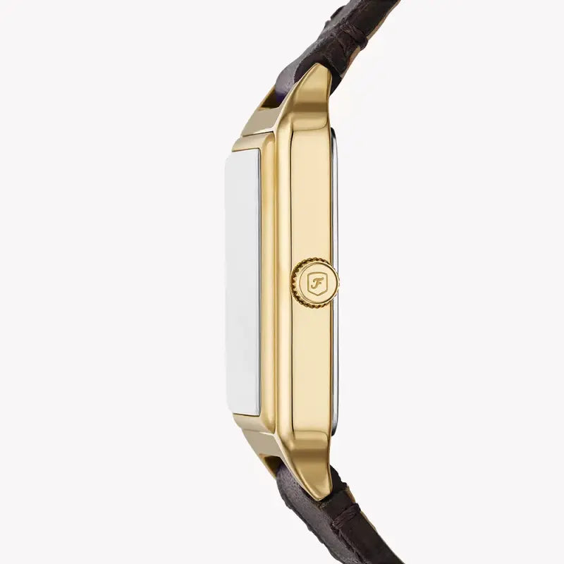 Fossil Women's Gold Stainless Steel, Brown Leather | Es5367 by i-watch