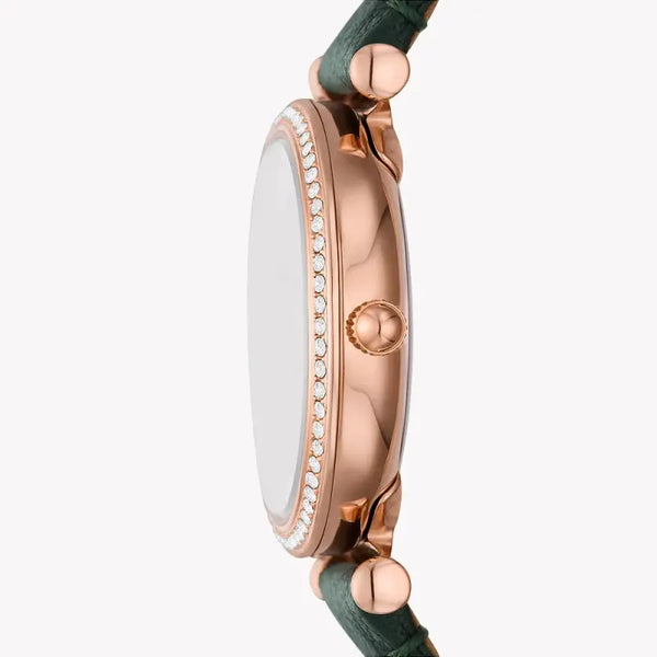Fossil Women's Gold & Dark Blue Leather Watch | Es5370 by i-watch
