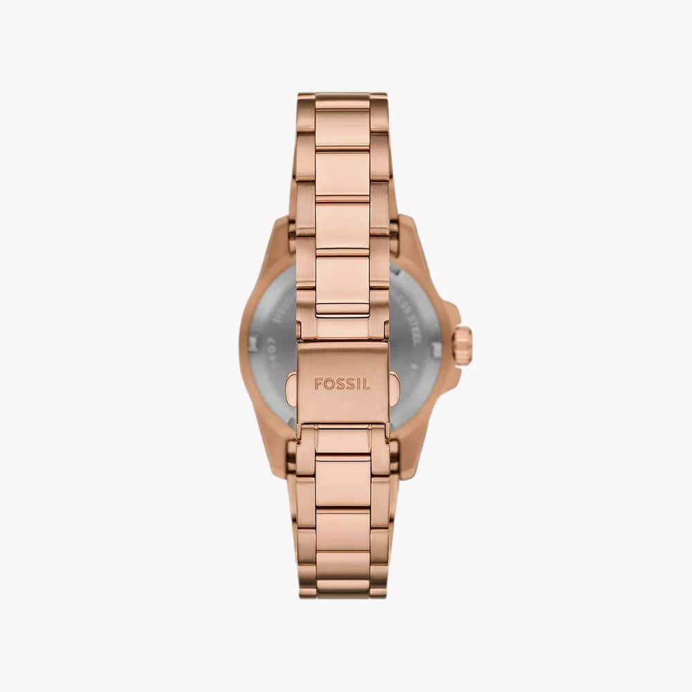 Fossil Women's Rose Gold Watch, Green Dial | Es5371 by i-watch