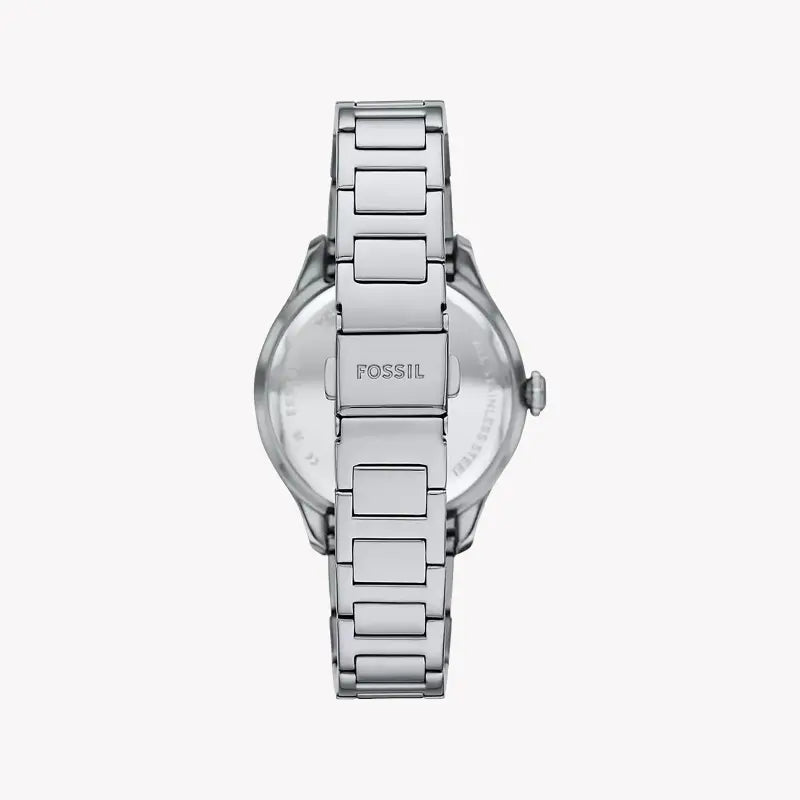 Fossil Women's Silver Stainless Steel Watch, Silver Dial | Es5393