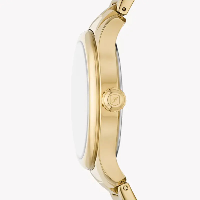 Fossil Women's Gold Watch, White&Silver Dial | Es5395 by i-watch