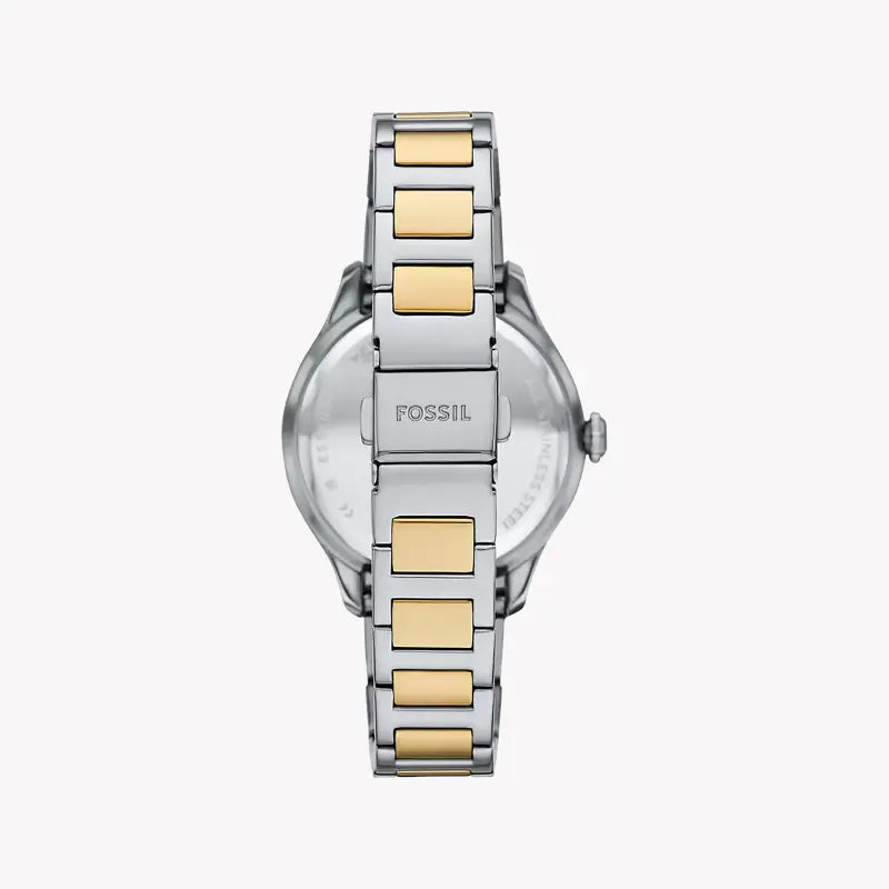 Fossil Women's Silver & Gold Watch, Stainless Steel | Es5396