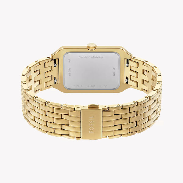 Raquel Three-Hand Date Gold-Tone Stainless Steel Watch