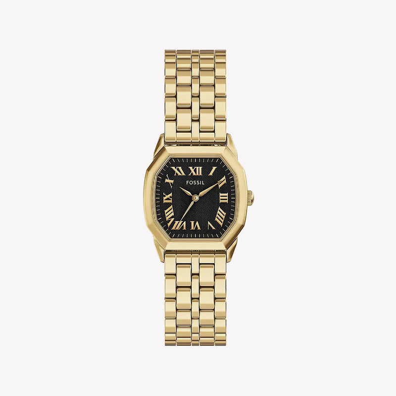 Harlow Three-Hand Gold-Tone Stainless Steel Watch