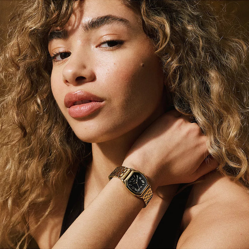 Harlow Three-Hand Gold-Tone Stainless Steel Watch